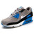 Nike Air Max 90 耐克男鞋    气垫跑步鞋  *运动鞋(黑蓝 40)