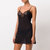 La Perla 黑色蕾丝吊带裙 0012210 B010(黑色 M)