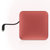 金属充电宝自带线苹果移动电源 红色(红色 移动电源)