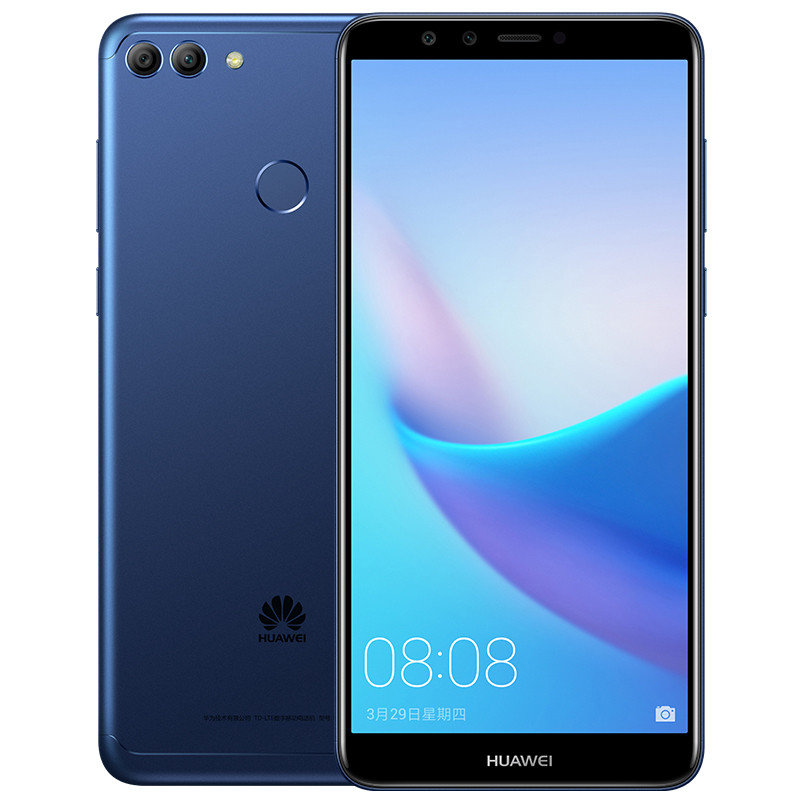华为huawei畅享8plus全网通4g手机464g版蓝色4gb64gb