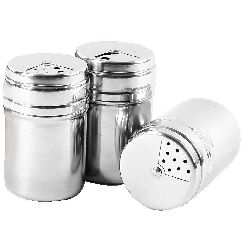 尚烤佳调料罐调料瓶3只装不锈钢调味瓶调味罐厨房用品
