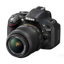 尼康（Nikon） D5200套机(18-55mm) 单反相机(黑色 优惠套餐四)