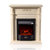 亚伦（ALLEN）取暖器WW00115 欧式经典木质壁炉仿真火焰电暖气电壁炉(白色)