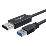 腾飞 USB3.0转HDMI线音视频同步电脑外置显卡扩展高清转换线笔记本连接显示器电视机投影仪 单向传输 3米(3米)