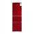 美菱（MeiLing） BCD-206L3BN 206升三门节能冰箱（红色）软冷冻家用 钢化红色玻璃面板