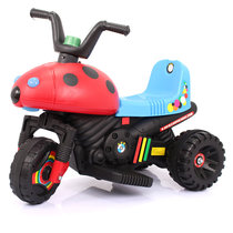 快乐牌儿童电动车摩托三轮车8918塑料甲壳虫 车可坐1-6岁小孩男女宝宝电瓶车