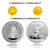 中国金币 2014年版熊猫金银纪念币圆形金银纪念币1/20盎司金加1盎司银