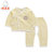 棉果果新生婴儿家居服两件套纯棉和尚服裤子套装(白色 59)