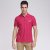 2013年新款 夏季新款短袖polo衫 男士意大利款简约时尚纯色短袖polo衫(玫红色 S)