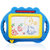 儿童画画板磁性写字板笔 彩色小孩幼儿磁力宝宝涂鸦板 1-3岁2玩具(蓝色（彩色）)