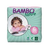 Bambo Nature 原装进口丹麦班博自然系列婴儿纸尿裤6号 22片-XL号