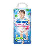 Moony 日本原装进口婴儿裤型纸尿裤XL38片男正品 12-17KG
