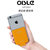 OISLE苹果通用充电宝 兼容Lightning接口苹果产品 iPhone iPad iPad专用移动电源 超薄背夹电(夏日橙)