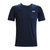 安德玛男款套头圆领运动短袖T恤469L深蓝色 国美甄选