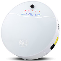 家卫士（JWS）718F 智能扫地机器人 LED液晶触控屏 扫地拍打吸尘拖地HEPA过滤UV杀菌除螨扫地机器人(白色)