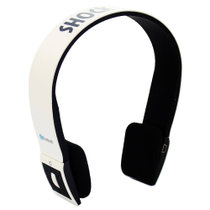 冲击波(shockwave) SHB-901BH 音乐/电话一键切换 无线蓝牙耳机 10米范围内360度全方位信号覆盖 纯洁白