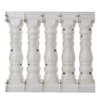 俊采云JCYX013罗马柱花瓶柱栏杆现浇水泥模具阳台护栏花瓶栏杆ABS塑钢材质84cm高花瓶栏杆一米（单位：米）(默认)