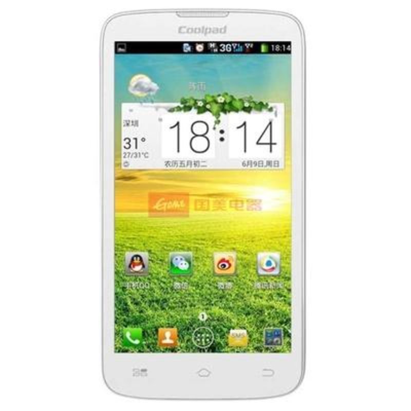 酷派coolpad7295a3g手机wcdmagsm双卡双待白