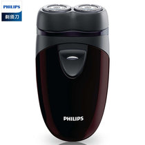 飞利浦（Philips）电动剃须刀 刀头水洗便携式旅行 浮动双刀头男士刮胡刀 进口刀头干电池式 PQ206 (不含电池)(PQ206 标配版)