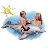 美国INTEX-58535海豚座骑儿童戏水玩具充气动物坐骑游泳装备