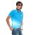 MXN麦根2013夏装新款短袖polo衫112212052(湖蓝色 XL)