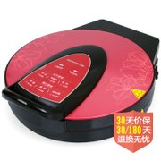 九阳（Joyoung ）JK32K02B-A煎烤机（红色）JK32K02B-A（32cm优质陶晶大烤盘 悬浮结构 可随食物厚度调节高度 创新导油槽结构 清洗更便利）