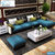 莫忘爱家创意现代简约大小户型沙发可拆洗布艺头层牛皮转角客厅沙发(单+双+贵（总3.6米）)