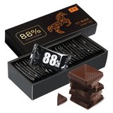 诺梵88%无糖纯黑巧克力 110g*2盒 纯黑巧克力