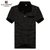 卡洛滨克2014新款夏装短袖韩版修身男士T恤PLOL衫LG1105(黑色 180/100(XL))