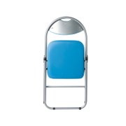 好事达HT-GSY-X-6598（1）实惠带孔扇形钢折椅（蓝色）（前H后U）