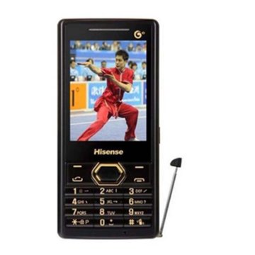 Hisense/海信 N52 移动3G 2.4英寸 老人学生备用直板按键手机 耐摔 音量大(黑色)