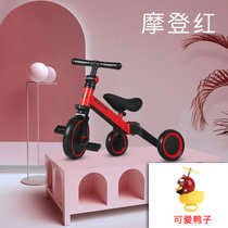 儿童平衡车无脚踏多功能加倍减震男女孩学步车平衡滑行车(橙色)