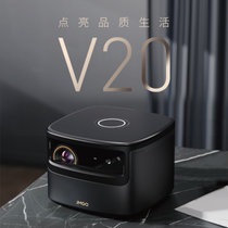 坚果V20投影机家用1080P全高清语音控制无线智能3D家庭影院漫反射健康护眼智能家庭影院(黑色)