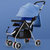 婴儿推车超轻便携带可坐可躺可折叠手推车儿童推车宝宝婴儿车童车(亚麻蓝)