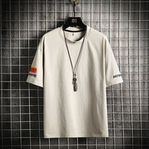 CaldiceKris （中国CK）夏季休闲短袖t恤CK-F8244(卡其 XL)