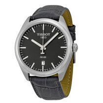 瑞士名表 Tissot 天梭 PR 100系列深灰色男士石英机芯腕表T1014101644100(灰色)