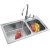 莱尔诗丹(Larsd)LR7801水槽套装 不锈钢 双槽 洗菜盆 洗菜池 厨房厨盆