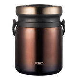 爱仕达保温桶ASD 2.0L保温提锅304不锈钢饭盒RWS20T2Q-Z便当盒保温盒