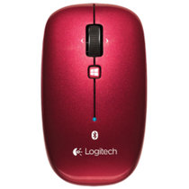 罗技(Logitech) M557 鼠标 红色 无线蓝牙笔记本电脑配件办公学习鼠标