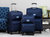 牛津布拉杆箱男女学生万向轮24旅行箱28行李箱20寸登机密码皮箱子(22寸 深蓝色)