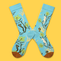 21秋冬新品袜子女法式森系植物系列中高筒潮袜女款袜子秋季(15 均码)