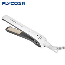 飞科(FLYCO) 美发器 FH6810直发器 拉直板陶瓷烫发器直发夹板 可卷发 直卷两用内扣波浪卷大卷(白色 热销)