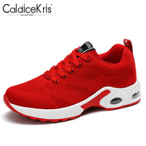 CaldiceKris（中国CK）新款密网飞织舒适女鞋CK-X1727-2(红色 36)