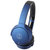 铁三角（Audio-technica）ATH-AR3BT 便携头戴式无线蓝牙耳机 蓝色