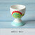 INDRA泰国进口绿恐龙卡通陶瓷餐具碗盘水杯蛋杯釉下彩礼盒装(绿恐龙蛋杯)
