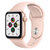 Apple Watch SE 智能手表 GPS款 44毫米 金色铝金属表壳 粉砂色运动型表带MYDR2CH/A