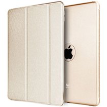 伟吉iPad金属翻盖保护套W10103-1金【真快乐自营 品质保证】适用于iPad mini 2/4, 7.9寸 (与机身相同材质，还原iPad本色)
