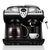 东菱(DonLim)DL-KF7001意式美式二合一咖啡机 家用小型半全自动美式滴漏咖啡壶