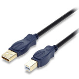 包尔星克(PowerSync) UAB21K 1.8米 USB2.0 高速方口 打印机数据线 1.00 个/条 (计价单位：条) 蓝色