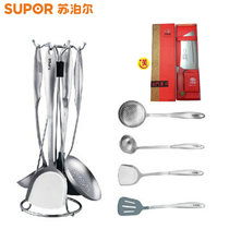 苏泊尔（SUPOR）T0907Q不锈钢厨房铲勺组合五件套装勺子铲子大漏勺